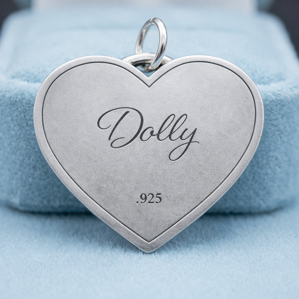 Custom Portrait Charm Necklace – Pet or Human – Handcrafted from Your Photo – Sterling Silver