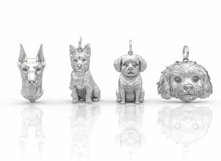 Custom Sterling Silver Charm, Pendant, or Amulet Necklace or Bracelet  – Handmade from Your Photo