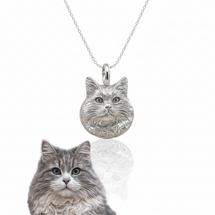 Custom Sterling Silver Charm, Pendant, or Amulet Necklace or Bracelet  – Handmade from Your Photo