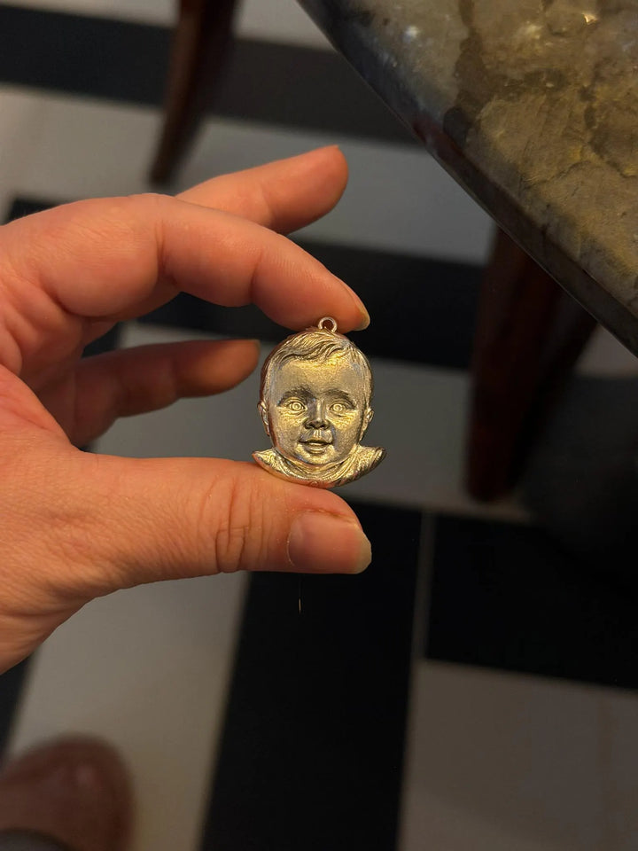 Custom Person Sculptural Portrait Charm