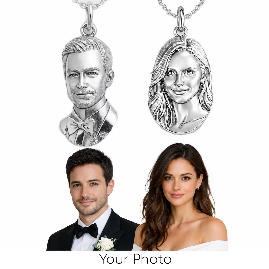 Custom Person Sculptural Portrait Charm