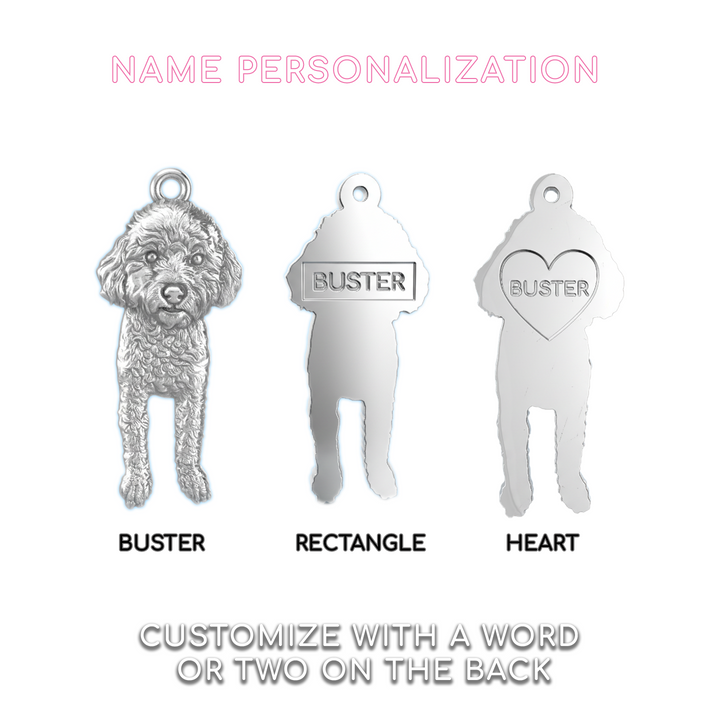 Custom Sterling Silver Charm, Pendant, or Amulet Necklace or Bracelet  – Handmade from Your Photo