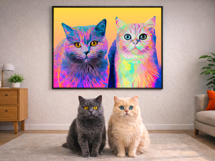 Custom POP Pet Portrait from Your Photo