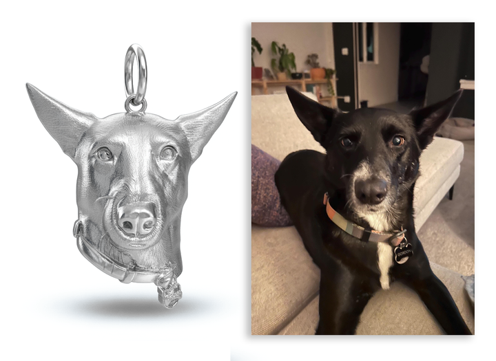 Custom Sterling Silver Charm, Pendant, or Amulet Necklace or Bracelet  – Handmade from Your Photo