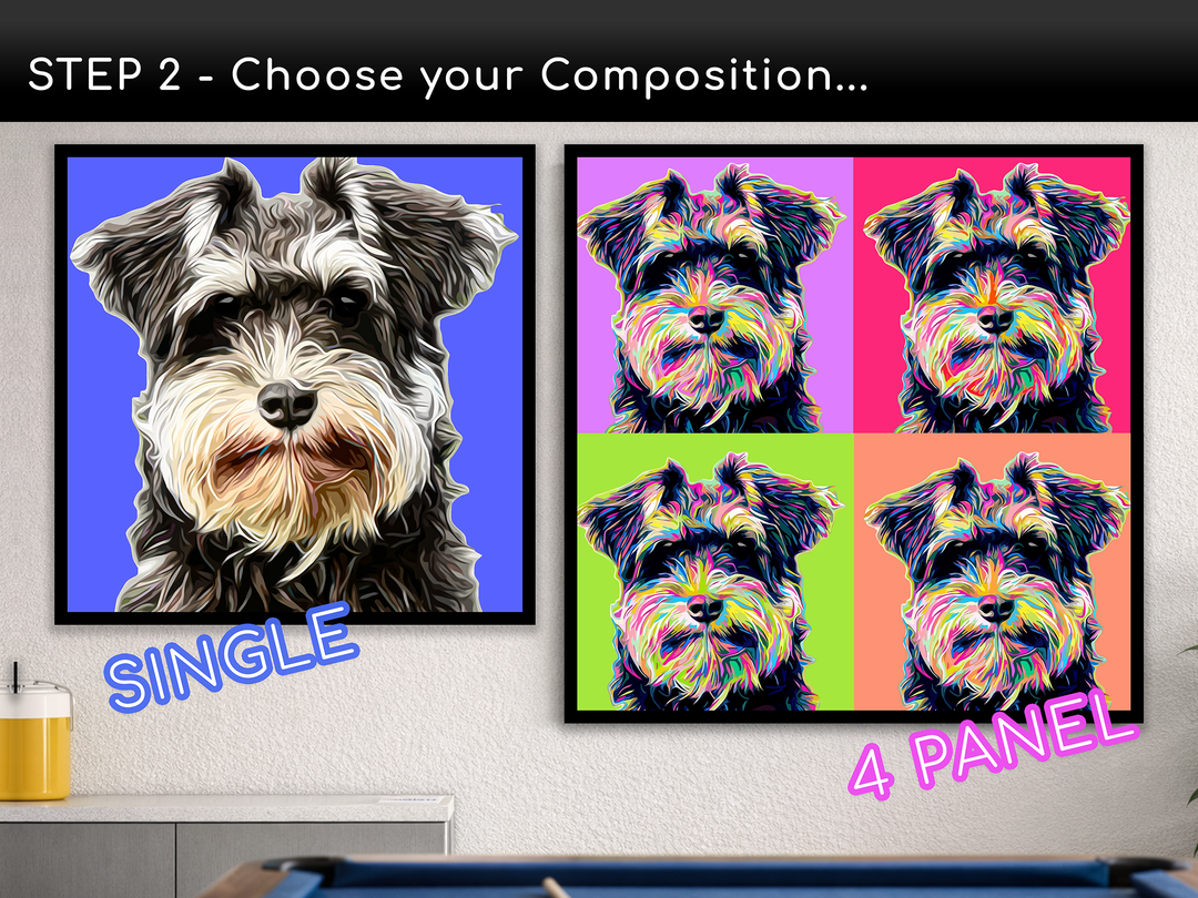 Custom POP Pet Portrait from Your Photo