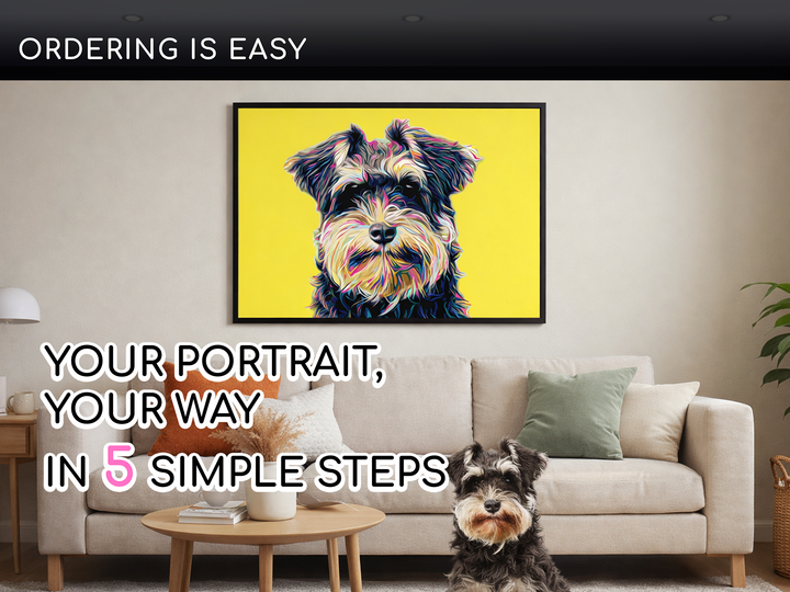 Custom POP Pet Portrait from Your Photo