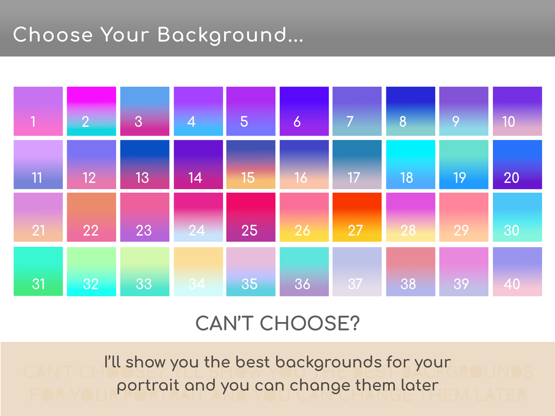 Custom Pet Portrait – Pop Ombre Style