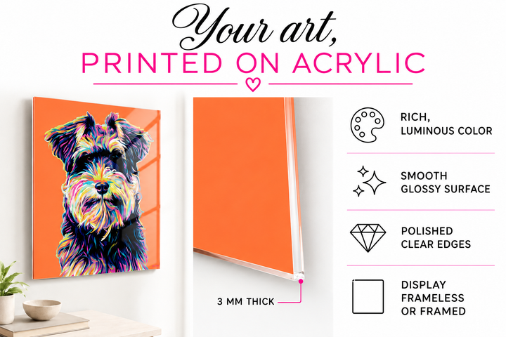 Custom Pop Portrait from Photo – Pet or Person