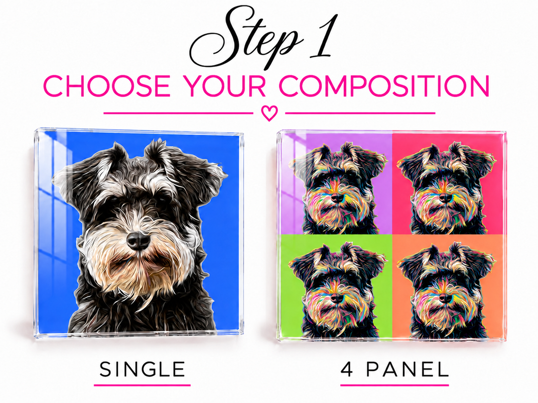 Custom Pop Portrait from Photo – Pet or Person