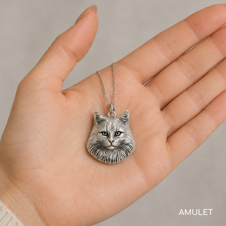 Custom Cat Sculptural Portrait Charm