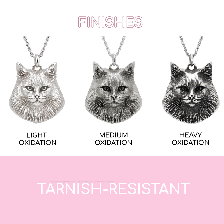 Custom Cat Sculptural Portrait Charm